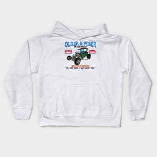 Older & Wiser Speed Shop Classic Car Hot Rod Novelty Gift Kids Hoodie